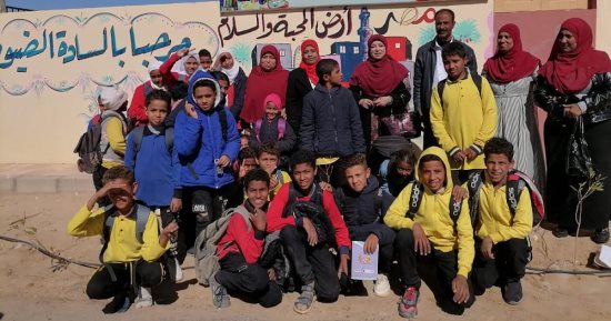 ورش فنية وقوافل لاكتشاف الموهوبين فى مدارس بشاير الخير بالوادى الجديد