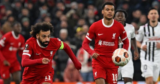 محمد صلاح يسجل هدف ليفربول الثالث ضد لاسك من ركلة جزاء بالدقيقة 51