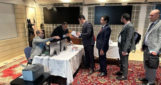 انتهاء أعمال اليوم الأول للانتخابات الرئاسية فى سفارة مصر بطوكيو