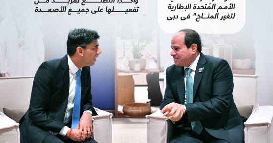 الرئيس السيسى يؤكد لرئيس وزراء بريطانيا ضرورة حماية المدنيين فى غزة..إنفوجراف