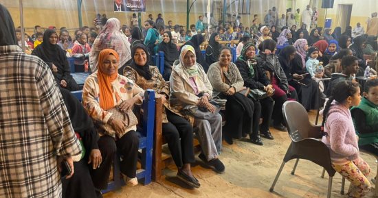 أهالى النوبة يجددون العهد لانتخاب الرئيس السيسى لفترة رئاسية جديدة.. صور