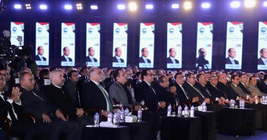 مؤتمر حاشد لـ"مستقبل وطن" بالجيزة تأييدا للمرشح عبد الفتاح السيسى.. صور