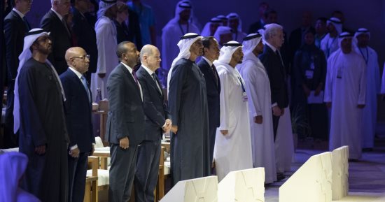 ثالث أيام مؤتمر COP28 بالإمارات.. قمة القادة تتواصل وتعهدات بالمليارات لدعم إنتاج الطاقة المتجددة ودعوات لمضاعفة استخدام الطاقة النووية.. ومحيي الدين: تكثيف أنشطة التكيف بالدول العربية ضرورة لمواجهة تغير المناخ
