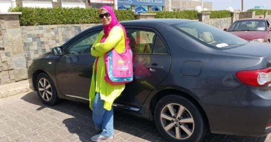 توصيل سيدات فقط.. شيماء من الشرقية توفى زوجها فتعلمت القيادة لتربية الأبناء