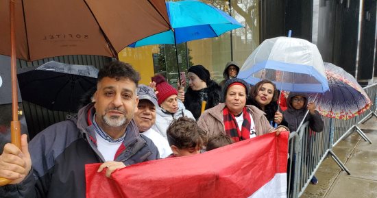المصريون بنيويورك يصوتون بالانتخابات الرئاسية رغم الأمطار  