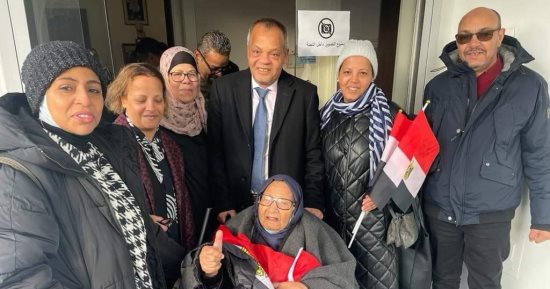 أبناء الجالية المصرية من ذوى الإعاقة يرسمون مستقبل وطنهم بالمشاركة بانتخابات الرئاسة