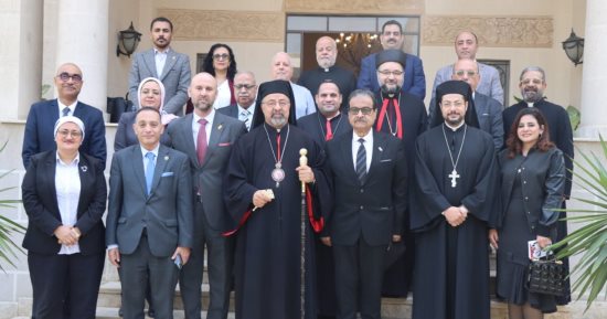 بطريرك الأقباط الكاثوليك يستقبل المرشح الرئاسى فريد زهران
