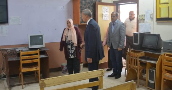 محافظ القليوبية يتابع جاهزية لجان الانتخابات الرئاسية بقليوب والقناطر الخيرية