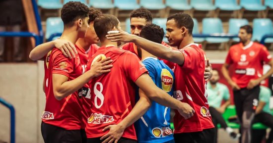 الأهلى يهزم المقاولون فى سادس جولات دورى رجال الطائرة 