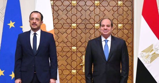 الرئيس السيسى يستقبل نظيره القبرصى فى قصر الاتحادية 
