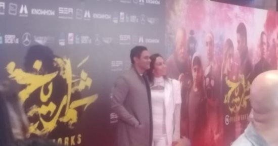آسر ياسين وأمينة خليل يحتفلان بالعرض الخاص لفيلم "شماريخ".. صور