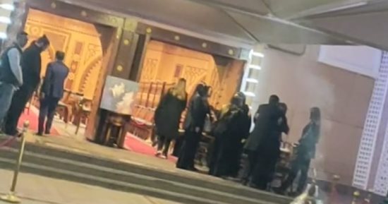 داليا البحيرى وهشام ماجد ومادلين طبر أول الحاضرين فى عزاء ناهد فريد شوقى