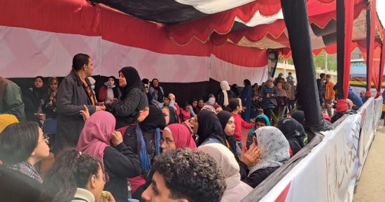 "ائتلاف نزاهة الدولى" يرصد كثافة عددية أمام مقار التصويت بانتخابات الرئاسة