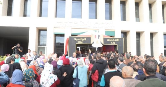 قيادات وزارة الزراعة والعاملون بها يدلون بأصواتهم بلجنة الوافدين بالعاصمة الإدارية