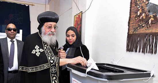 البابا تواضروس: المشاركة الفعلية في الانتخابات هي ما يبنى الوطن