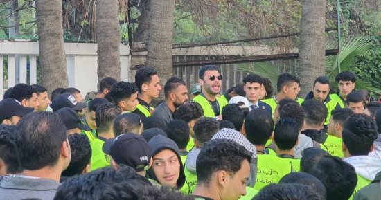 مسيرة لحزب مصر أكتوبر للحث على المشاركة فى الانتخابات الرئاسية.. صور