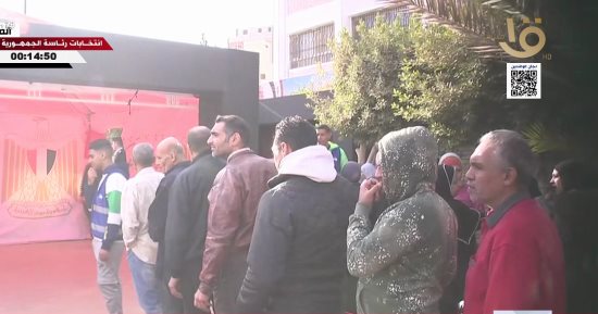 طابور انتخابى فى المقطم قبل بدء التصويت بالانتخابات الرئاسية 2024