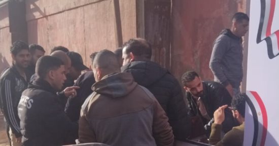 توافد مكثف من الناخبين للمشاركة فى انتخابات الرئاسة بالحوامدية.. صور