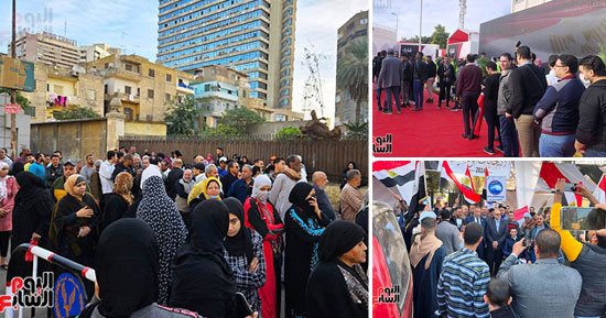 المصريون يسطرون التاريخ فى انتخابات الرئاسة فى يومها الثانى.. اصطفاف كبير للناخبين للتصويت. علم مصر يزين لجان مصر القديمة.. حضور شبابي مشرف فى الاستحقاق الدستورى المهم.. وشاب سوهاجى يروى عطش الناخبين.. صور