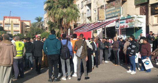 مشاركة كثيفة للناخبين للتصويت فى الانتخابات الرئاسية بـ"الأميرية"