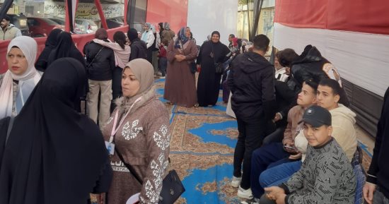 الانتخابات الرئاسية 2024.. حشود للناخبين بلجان البدرشين مع بدء التصويت