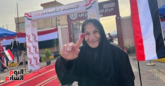 إقبال كثيف فى لجان مدينة الشيخ زايد للتصويت بالانتخابات الرئاسية