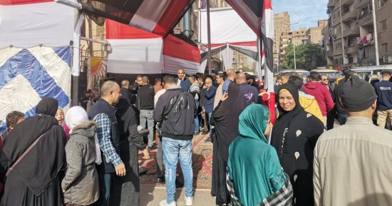 إقبال كبير من المواطنين لجان البحيرة للإدلاء بأصواتهم بالانتخابات الرئاسية