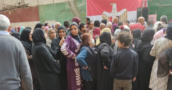 إقبال كبير من المواطنين للإدلاء بأصواتهم فى حدائق القبة والزيتون