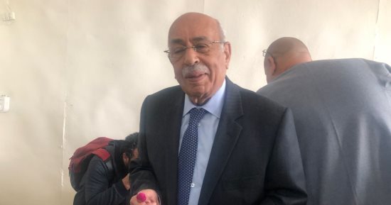 مفيد شهاب يدلى بصوته فى الانتخابات الرئاسية