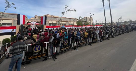 قراء اليوم السابع يرسلون صورا لحشود الناخبين بلجان العاصمة الإدارية الجديدة