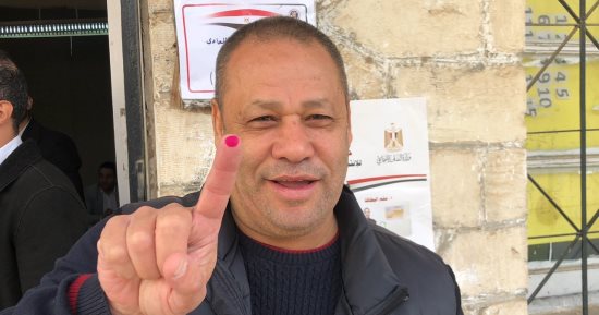 ضياء السيد يدلى بصوته فى الانتخابات الرئاسية 2024