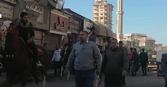 مسيرات بالخيل وأعلام مصر ابتهاجا بالمشاركة بانتخابات الرئاسة بالدقهلية.. صور