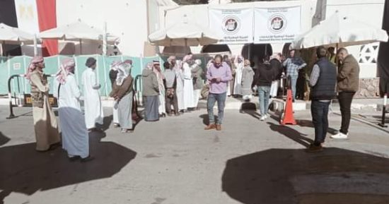 توافد الناخبين بمدينة طابا للإدلاء بأصواتهم في الانتخابات الرئاسية.. صور 