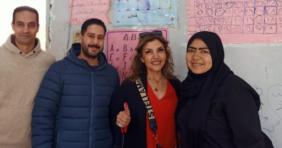 الفنانة نادية مصطفى تدلى بصوتها بالانتخابات وتؤكد: مصر تحتاج تكاتف الجميع