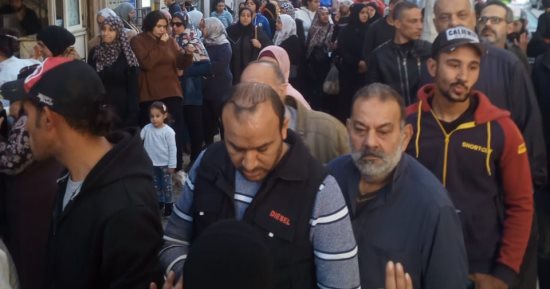 إقبال الناخبين على اللجان للتصويت فى انتخابات الرئاسة بعد انتهاء ساعة الراحة