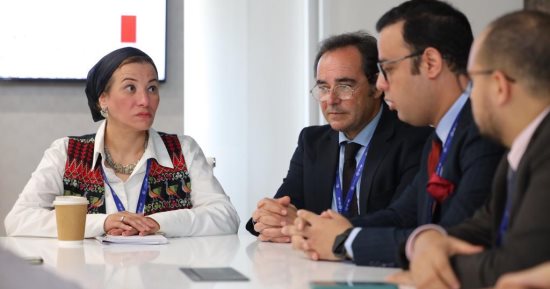 وزيرة البيئة تلتقى وفد المفاوضين المصريين الشباب الأول المشارك فى Cop28