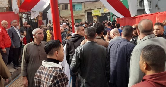 لجان مدرسة أوسيم الثانوية تستقبل الناخبين فى اليوم الثانى