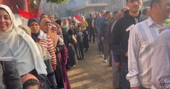 إقبال كبير من مواطنى البحيرة للإدلاء بأصواتهم فى الانتخابات الرئاسية