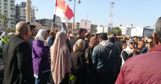 توافد المواطنين على لجان الانتخابات الرئاسية فى بورسعيد لليوم الثانى