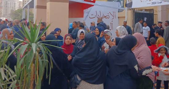توافد الناخبين على لجان التصويت فى ثانى أيام الانتخابات الرئاسية بفيصل