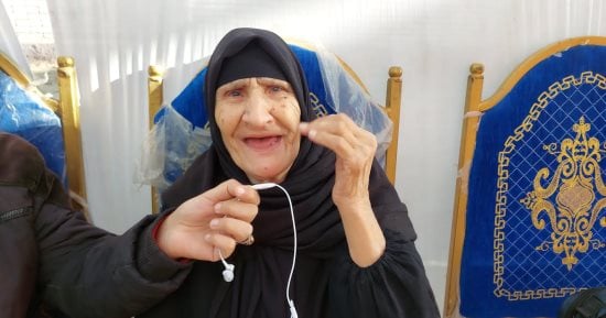 سيدة عمرها 84 سنة: "جايه أنتخب الرئيس السيسى وغيره ما ينفعناش"