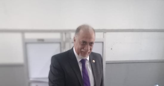 عبد الهادى القصبى بعد الإدلاء بصوته: احتشاد المصريين بالانتخابات درع للوطن 