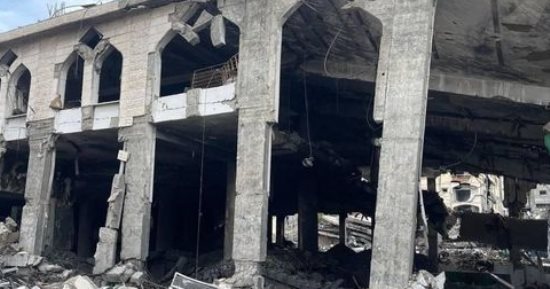 الثقافة الفلسطينية تعلن قصف مسجد الخلفاء الراشدين بشمال غزة