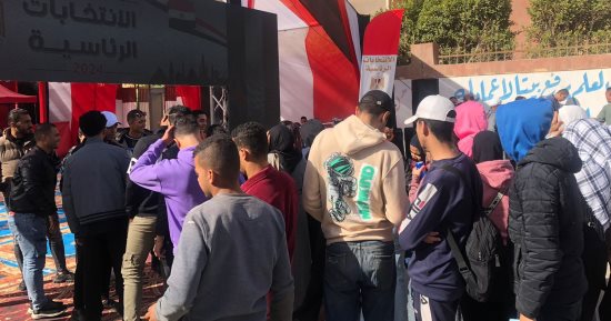 توافد المواطنين على لجان أكتوبر فى ثانى أيام الانتخابات الرئاسية 2024
