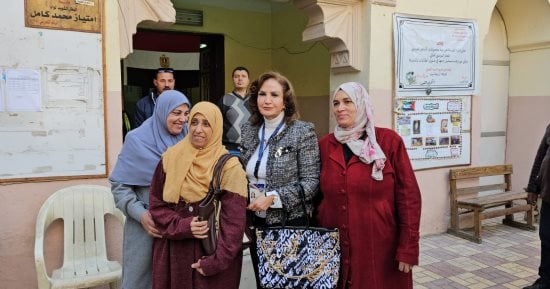 القومى للمرأة يتابع سير العملية الانتخابية للانتخابات الرئاسية بلجان العباسية