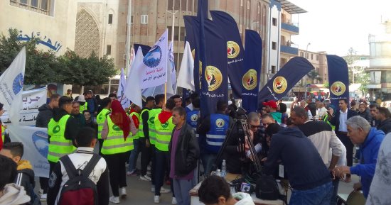 الدمايطة يحتفلون بالانتخابات الرئاسية.. مسيرات شعبية تجوب الميادين.. صور