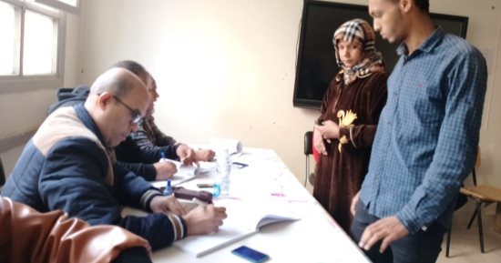 رئيس لجنة مدرسة هضبة الأهرام: إقبال كبير على صناديق الاقتراع