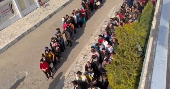 إقبال كبير من الناخبين فى السادس من أكتوبر للتصويت بالانتخابات الرئاسية 