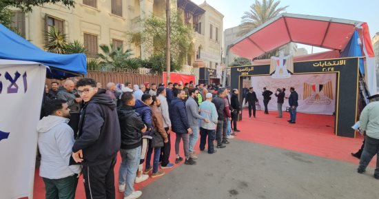 إقبال كثيف فى ثالث أيام انتخابات الرئاسة 2024 بالعباسية.. صور