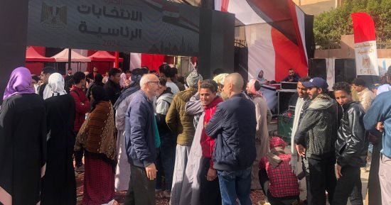 توافد المواطنين على لجان أكتوبر فى ثالث أيام الانتخابات الرئاسية 2024.. صور
